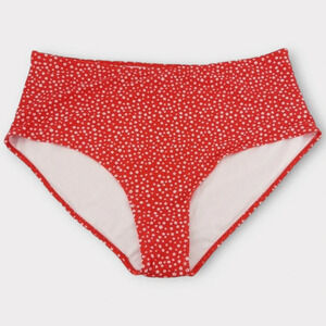 Shein High Waist Ditsy Print Bikini Bottoms Plus Size 3XL